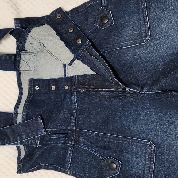 Nwt Frame Denim Suspender Jumpsuit - Picture 4 of 9